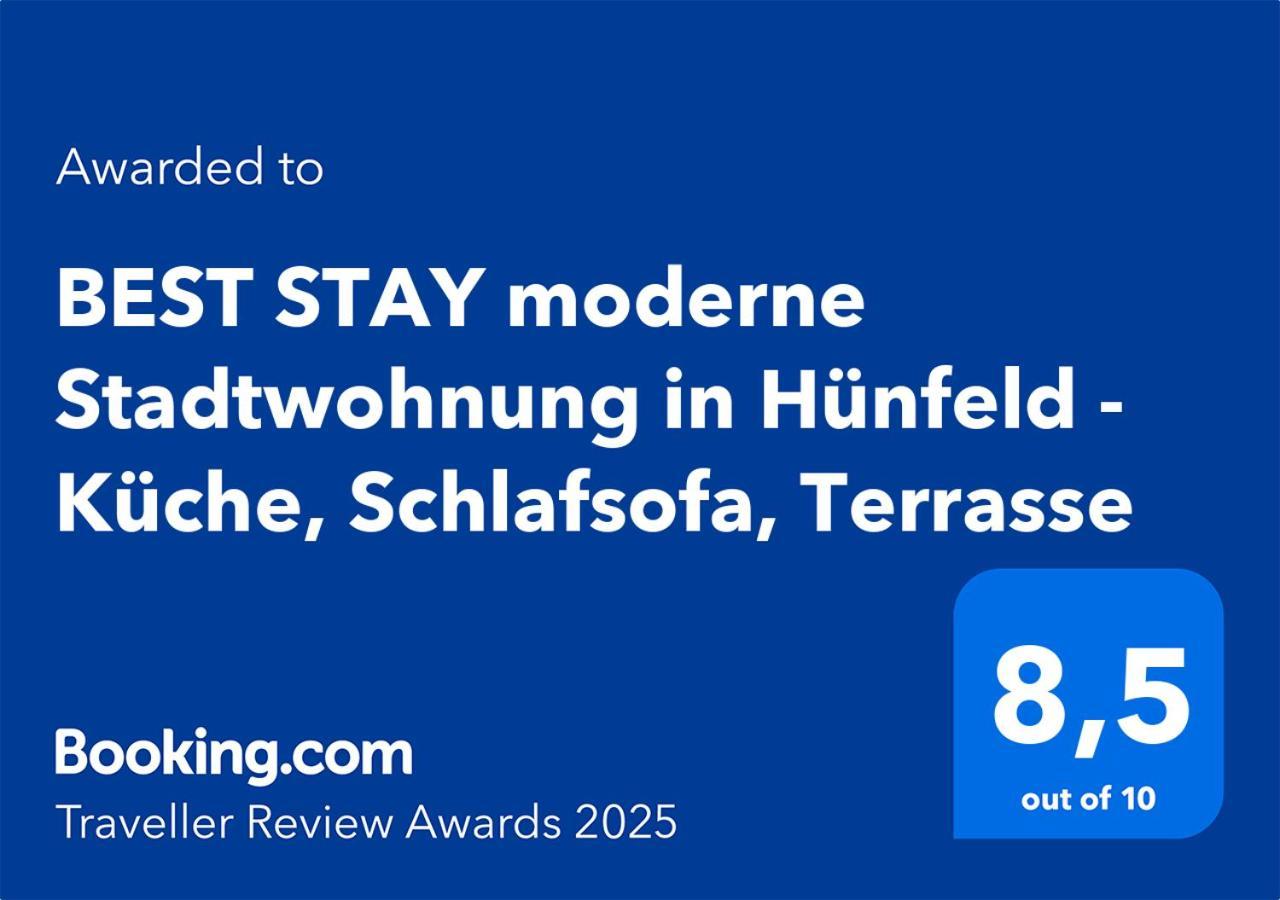 Best Stay Moderne Stadtwohnungen In Huenfeld - Kueche, Schlafsofa, Terrasse Oder Balkon Wlan Smart Tv Ngoại thất bức ảnh